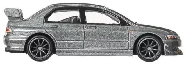 Alt view image 2 of 6 - Mitsubishi Lancer Evolution IX Gray Metallic "Ronin Run II" Series Diecast Model Car by Hot Wheels