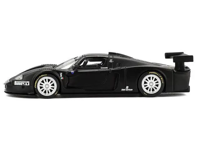 Alt view image 2 of 6 - Maserati MC12 Competizione "Test Fiorano 2004" Matt Black 1/64 Diecast Model Car by BBR