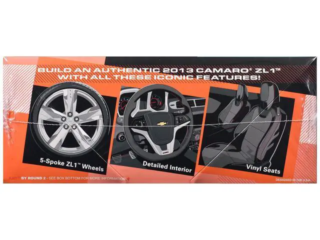 Alt view image 2 of 4 - Skill 2 Model Kit 2013 Chevrolet Camaro ZL1 1/25 Plastic Model by AMT