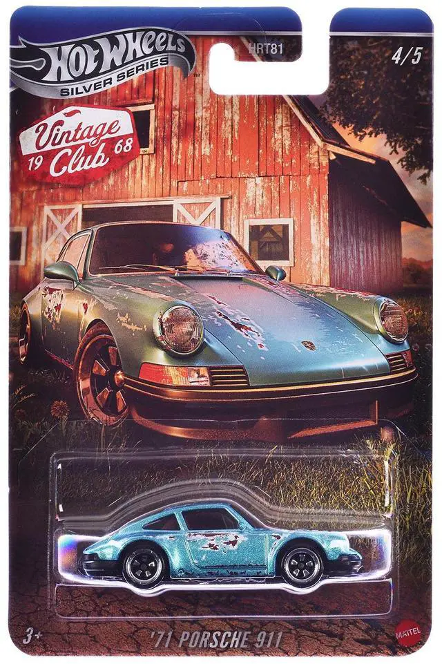 Alt view image 5 of 6 - "Vintage Club" 5 piece Set H "Silver" Series Diecast Model Cars by Hot Wheels