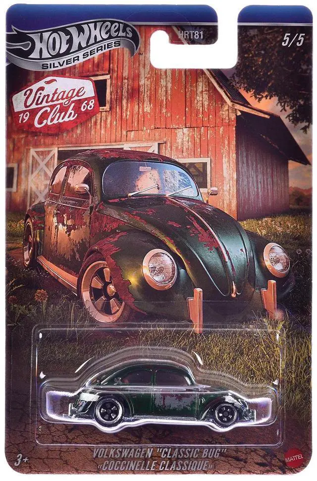 Alt view image 6 of 6 - "Vintage Club" 5 piece Set H "Silver" Series Diecast Model Cars by Hot Wheels