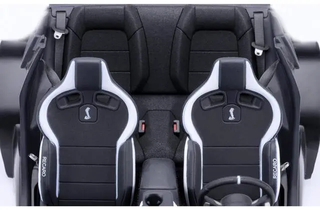 Alt view image 6 of 6 - Ford Mustang Shelby GT500 Iconic Silver Metallic with Black Stripes 1/18 Model Car by Autoart