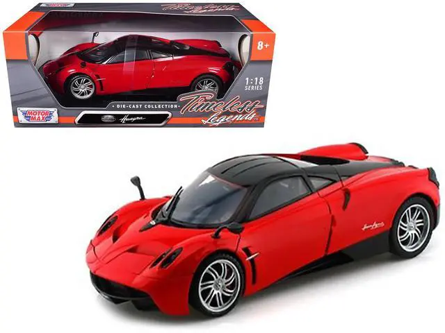 Main image of Pagani Huayra Red 1/18 Diecast Car Model by Motormax