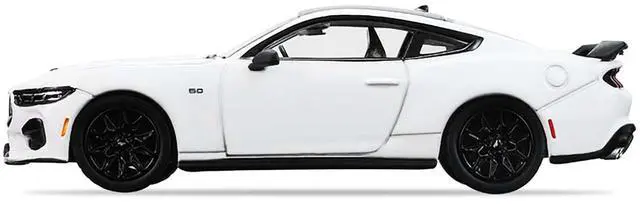 Alt view image 2 of 6 - 2024 Ford Mustang Oxford White with Black Top "GreenLight Muscle" Series 30 1/64 Diecast Model Cars by Greenlight