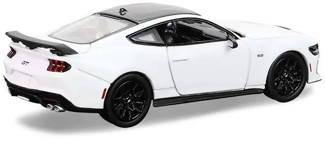 Alt view image 3 of 6 - 2024 Ford Mustang Oxford White with Black Top "GreenLight Muscle" Series 30 1/64 Diecast Model Cars by Greenlight
