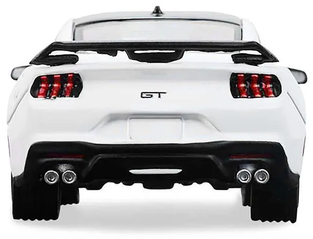 Alt view image 5 of 6 - 2024 Ford Mustang Oxford White with Black Top "GreenLight Muscle" Series 30 1/64 Diecast Model Cars by Greenlight