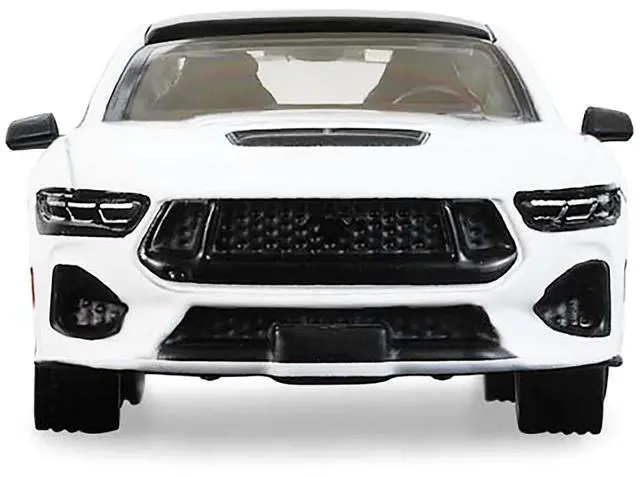 Alt view image 4 of 6 - 2024 Ford Mustang Oxford White with Black Top "GreenLight Muscle" Series 30 1/64 Diecast Model Cars by Greenlight