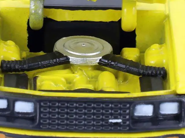 Alt view image 3 of 6 - 1979 Ford Mustang Cobra Fastback Bright Yellow w/Cobra Good Graphics "GreenLight Muscle" 1/64 Diecast Model Cars by Greenlight