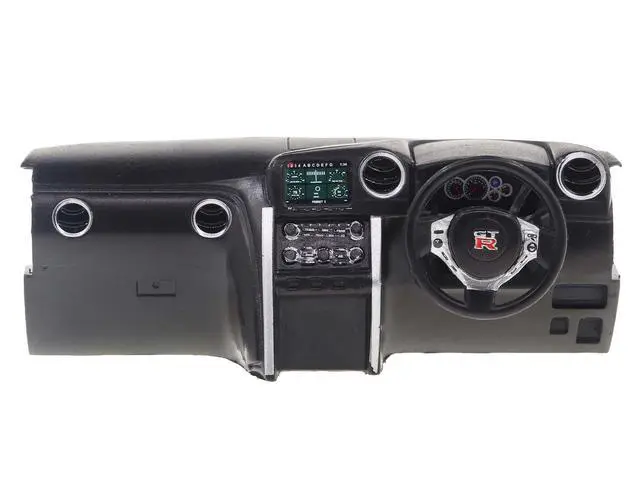 Alt view image 3 of 6 - 2023 Nissan GT-R (R35) Liberty Walk Body Kit 2.0 RHD Baby Blue with Carbon Hood 1/18 Diecast Model Car by Solido