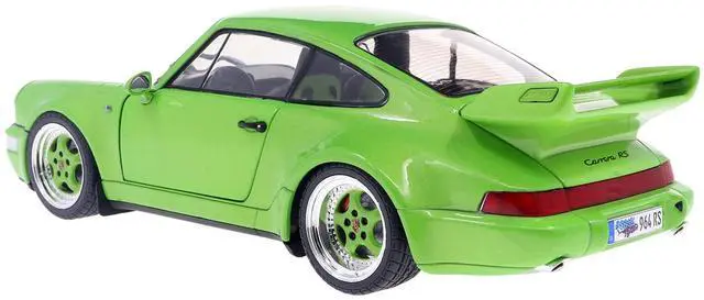 Alt view image 6 of 6 - 1990 Porsche 911 (964) Carrera RS "Streetfighter" Green Metallic 1/18 Diecast Model Car by Solido
