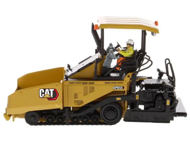 Alt view image 2 of 6 - CAT Caterpillar AP655F Asphalt Paver Yellow "Core Classics" Series 1/50 Diecast Model by Diecast Masters