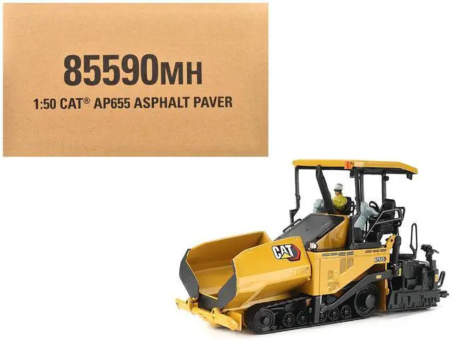 Main image of CAT Caterpillar AP655F Asphalt Paver Yellow "Core Classics" Series 1/50 Diecast Model by Diecast Masters