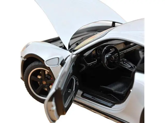 Alt view image 2 of 4 - 2023 Porsche 911 Dakar Ice Gray Metallic 1/18 Diecast Model Car by Norev