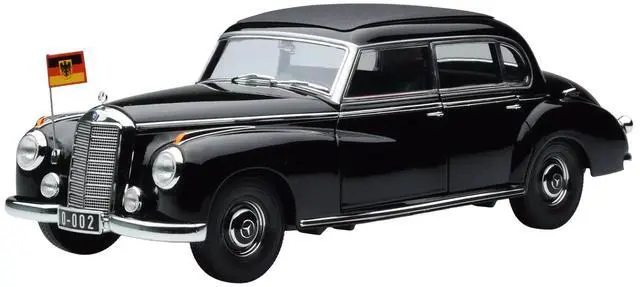 Alt view image 2 of 5 - 1955 Mercedes-Benz 300 Black "German Chancellor Konrad Adenauer" 1/18 Diecast Model Car by Norev