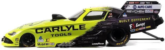 Alt view image 4 of 6 - Toyota GR Supra NHRA Funny Car Ron Capps "Carlyle Tools" (2025) Limited Edition 1/24 Diecast Model Car by Auto World