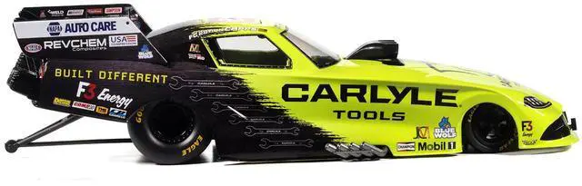 Alt view image 2 of 6 - Toyota GR Supra NHRA Funny Car Ron Capps "Carlyle Tools" (2025) Limited Edition 1/24 Diecast Model Car by Auto World