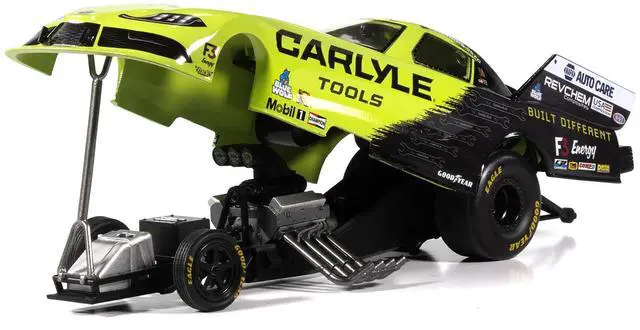 Alt view image 3 of 6 - Toyota GR Supra NHRA Funny Car Ron Capps "Carlyle Tools" (2025) Limited Edition 1/24 Diecast Model Car by Auto World