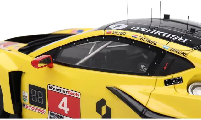 Alt view image 2 of 6 - Chevrolet Corvette Z06 GT3.R #4 "Corvette Racing by Pratt Miller Motorsports" "24 Hours of Daytona"1/18 Model Car by Top Speed