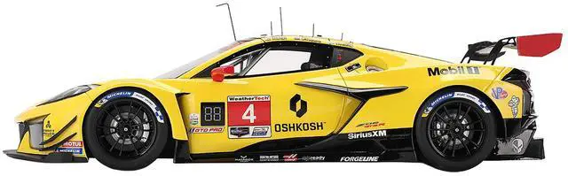 Alt view image 3 of 6 - Chevrolet Corvette Z06 GT3.R #4 "Corvette Racing by Pratt Miller Motorsports" "24 Hours of Daytona"1/18 Model Car by Top Speed