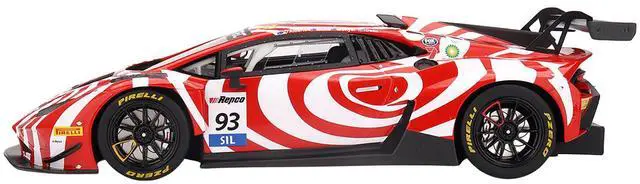 Alt view image 3 of 6 - Lamborghini Huracan GT3 EVO2 #93 "Wall Racing" "Bathurst 12 Hour" (2024) 1/18 Model Car by Top Speed