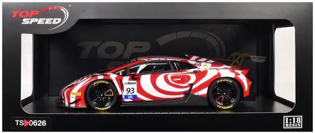 Alt view image 6 of 6 - Lamborghini Huracan GT3 EVO2 #93 "Wall Racing" "Bathurst 12 Hour" (2024) 1/18 Model Car by Top Speed
