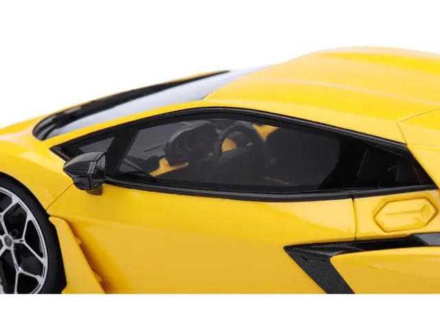Alt view image 2 of 6 - Lamborghini Revuelto Giallo (Yellow) 1/18 Model Car by Top Speed
