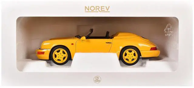 Alt view image 6 of 6 - Porsche 911 Speedster Speed Yellow 1/18 Diecast Model Car by Norev