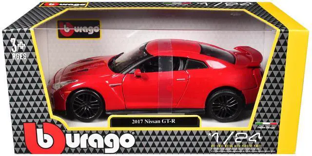 Alt view image 5 of 6 - 2017 Nissan GT-R R35 Red 1/24 Diecast Car Model by BBurago