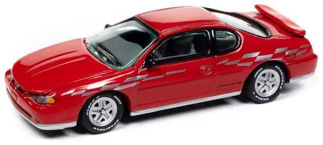 Main image of 2000 Chevrolet Monte Carlo SS Torch Red with Silver "Classic Gold Collection"  1/64 Diecast Model Cars by Johnny Lightning