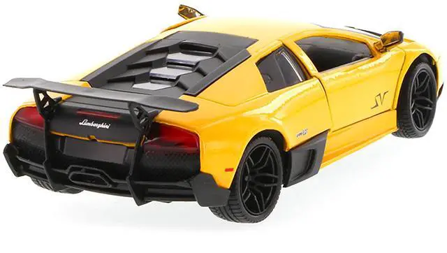 Alt view image 5 of 6 - Lamborghini Murcielago LP 670 4 SV Yellow 1/24 Diecast Model Car by Motormax