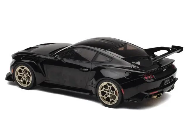 Alt view image 3 of 6 - 2025 Ford Mustang GTD Black "Limited Edition" Series 1/18 Diecast Model Car by IXO Models