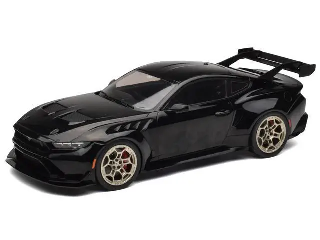 Alt view image 5 of 6 - 2025 Ford Mustang GTD Black "Limited Edition" Series 1/18 Diecast Model Car by IXO Models