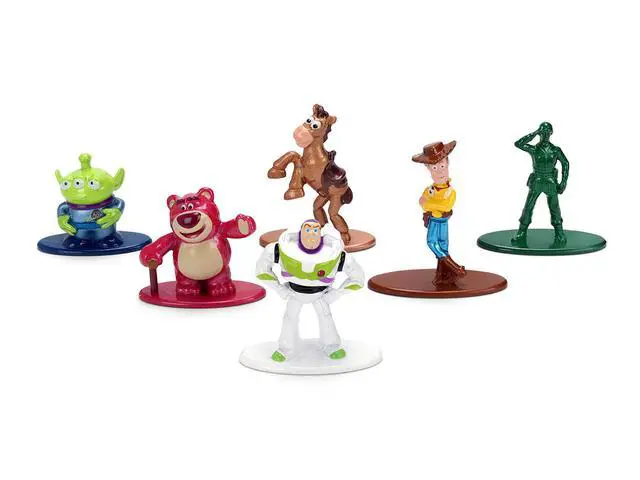 Alt view image 3 of 3 - Set of 6 Diecast Figures "Toy Story" Movie Franchise "Nano Metalfigs" Series Diecast Models by Jada