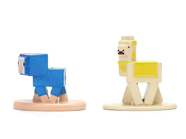 Alt view image 5 of 6 - Set of 12 Diecast Figures "Minecraft" Video Game "Nano Metalfigs" Series Diecast Models by Jada