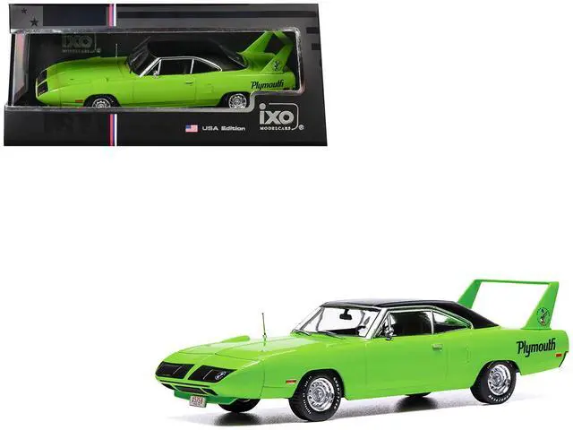 Main image of 1970 Plymouth Road Runner Superbird Green with Black Vinyl Top 1/43 Diecast Model by IXO Models