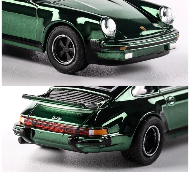 Alt view image 2 of 6 - 1975 Porsche 930 Turbo Green Metallic "Collection" Series 1/64 Diecast Model Car by Majorette