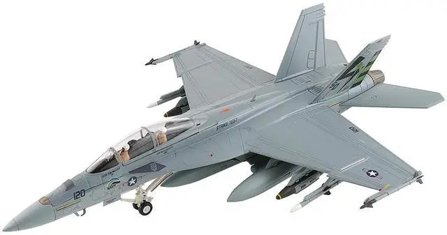 Boeing F/A-18F Super Hornet Fighter Aircraft "Green Hornet" (2011) US Navy 1/72 Diecast Model Hobby Master