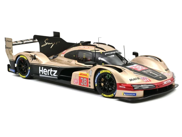 Alt view image 2 of 6 - Porsche 963 #38 "Hertz Team Jota" "Lone Star Le Mans" (2024) 1/18 Diecast Model Car by Norev