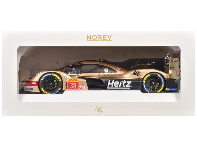 Alt view image 5 of 6 - Porsche 963 #38 "Hertz Team Jota" "Lone Star Le Mans" (2024) 1/18 Diecast Model Car by Norev