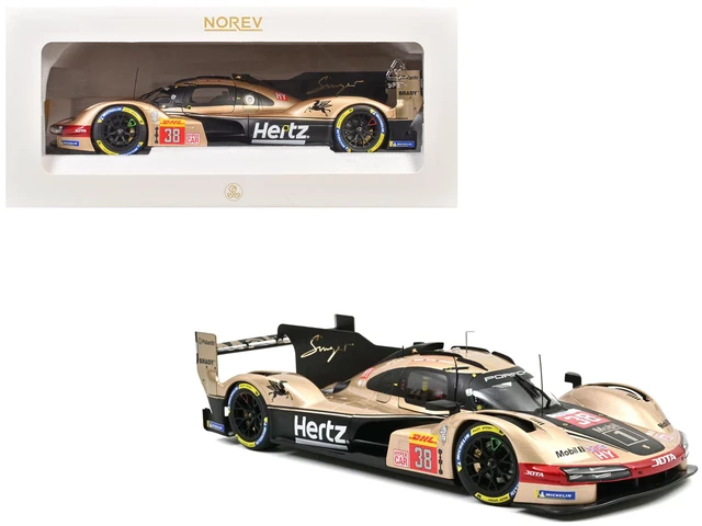 Alt view image 6 of 6 - Porsche 963 #38 "Hertz Team Jota" "Lone Star Le Mans" (2024) 1/18 Diecast Model Car by Norev