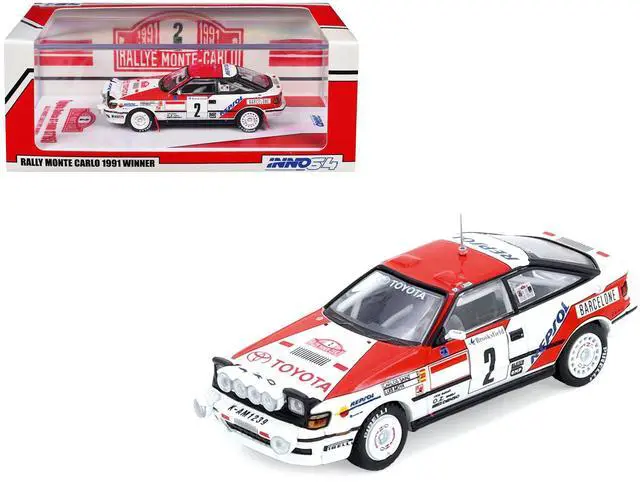 Main image of Toyota Celica GT-Four (ST165) #2 Winner "Rally Monte Carlo" (1991) 1/64 Diecast Model Car by Inno Models