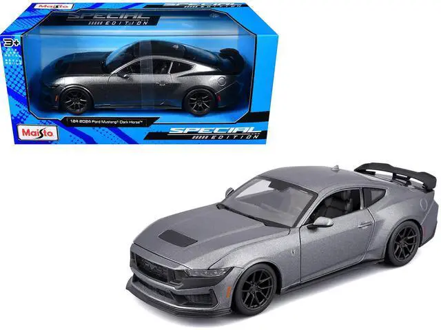 Main image of 2024 Ford Mustang Dark Horse Dark Gray Metallic "Special Edition" Series 1/24 Diecast Model Car by Maisto