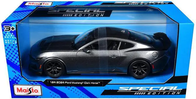 Alt view image 6 of 6 - 2024 Ford Mustang Dark Horse Dark Gray Metallic "Special Edition" Series 1/24 Diecast Model Car by Maisto