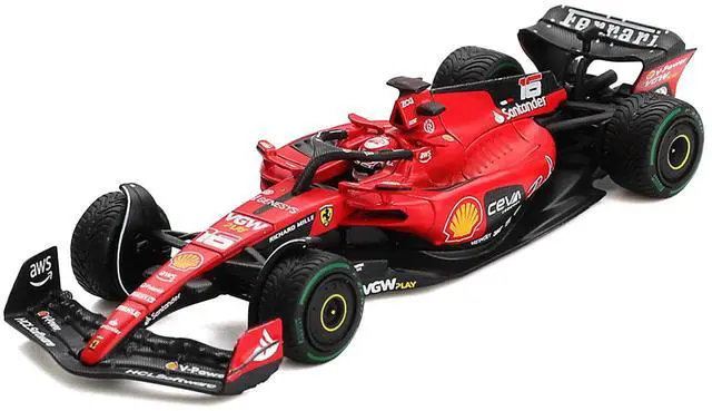 Main image of Ferrari SF-23 #16 Charles Leclerc Formula One F1 "Monaco GP" (2023) 1/64 Diecast Model Car by BBR Models