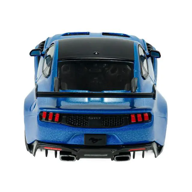 Alt view image 5 of 7 - 2025 Ford Mustang GTD Indulgent Blue Metallic with Black Top 1/43 Diecast Model Car by Solido