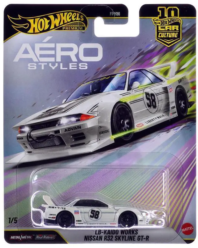 Alt view image 4 of 7 - "Aero Styles" 5 piece Set "Car Culture 10th Anniversary" 2026 Series U Diecast Model Cars by Hot Wheels