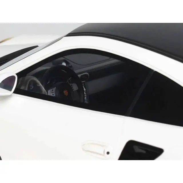 Alt view image 2 of 7 - 2024 Porsche 911 Turbo LB-Works White with Black Top 1/18 Model Car by GT Spirit