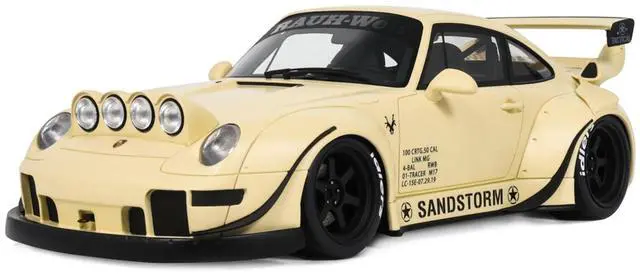 Main image of 2023 RWB Sandstorm Beige 1/18 Model Car by GT Spirit
