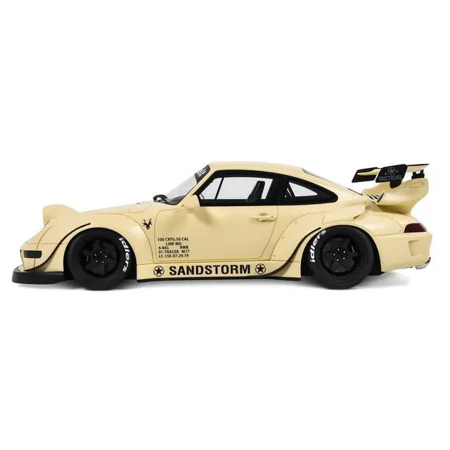 Alt view image 4 of 7 - 2023 RWB Sandstorm Beige 1/18 Model Car by GT Spirit