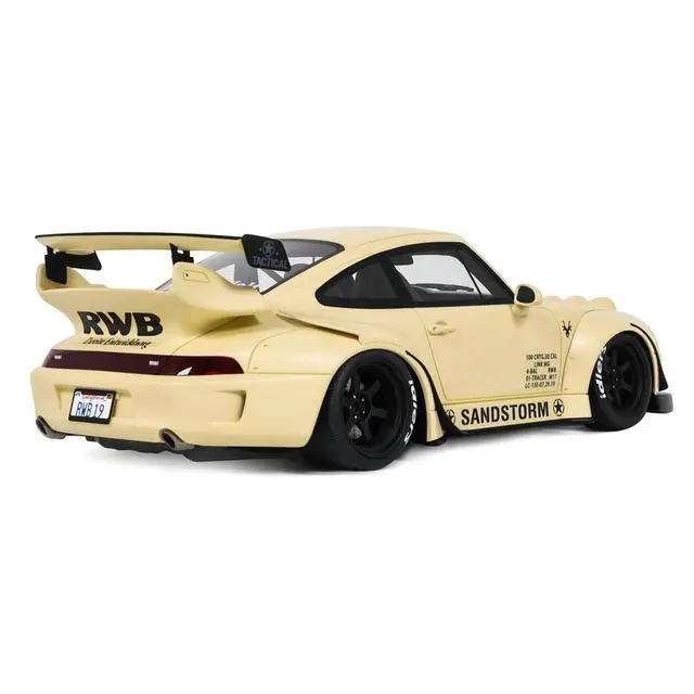 Alt view image 5 of 7 - 2023 RWB Sandstorm Beige 1/18 Model Car by GT Spirit